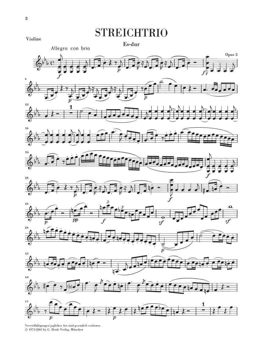 ベートーヴェン:弦楽三重奏曲・弦楽二重奏曲