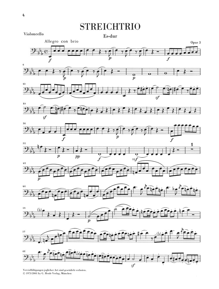 ベートーヴェン:弦楽三重奏曲・弦楽二重奏曲