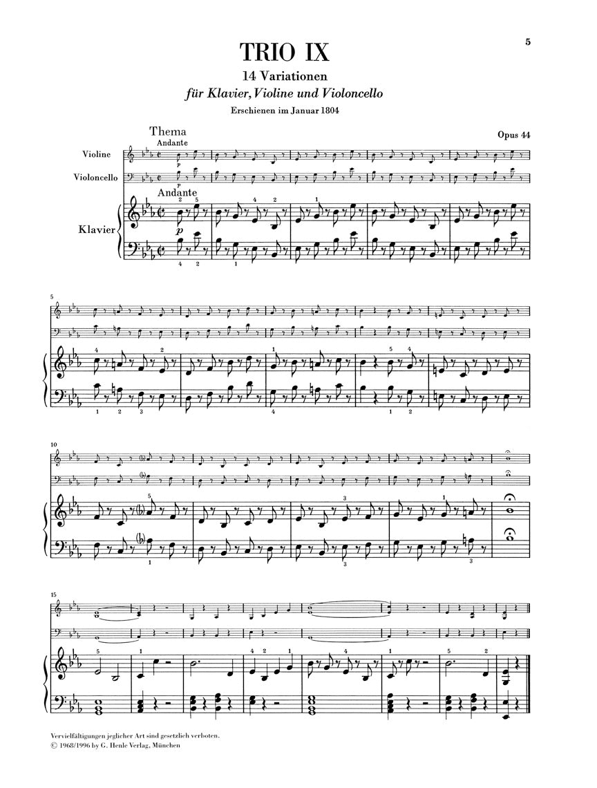ベートーヴェン:ピアノ三重奏曲集 第3巻