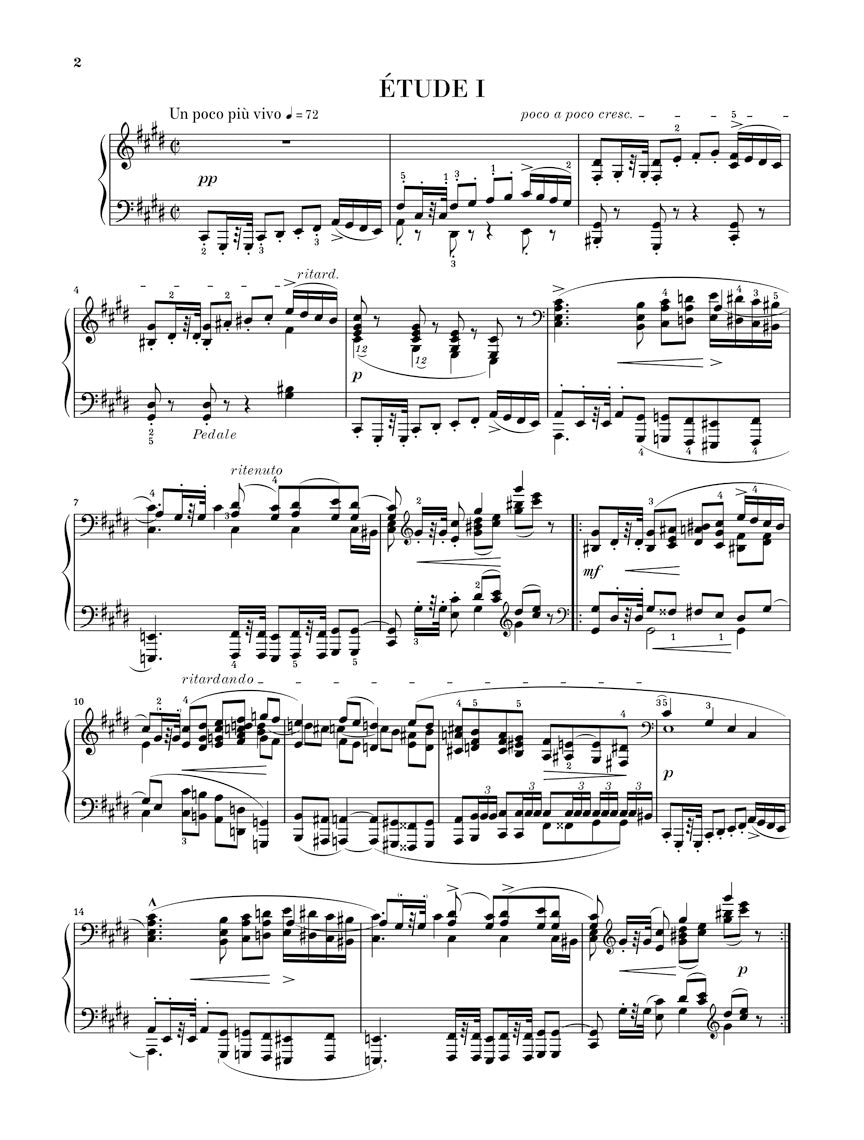 シューマン:交響的練習曲 op. 13