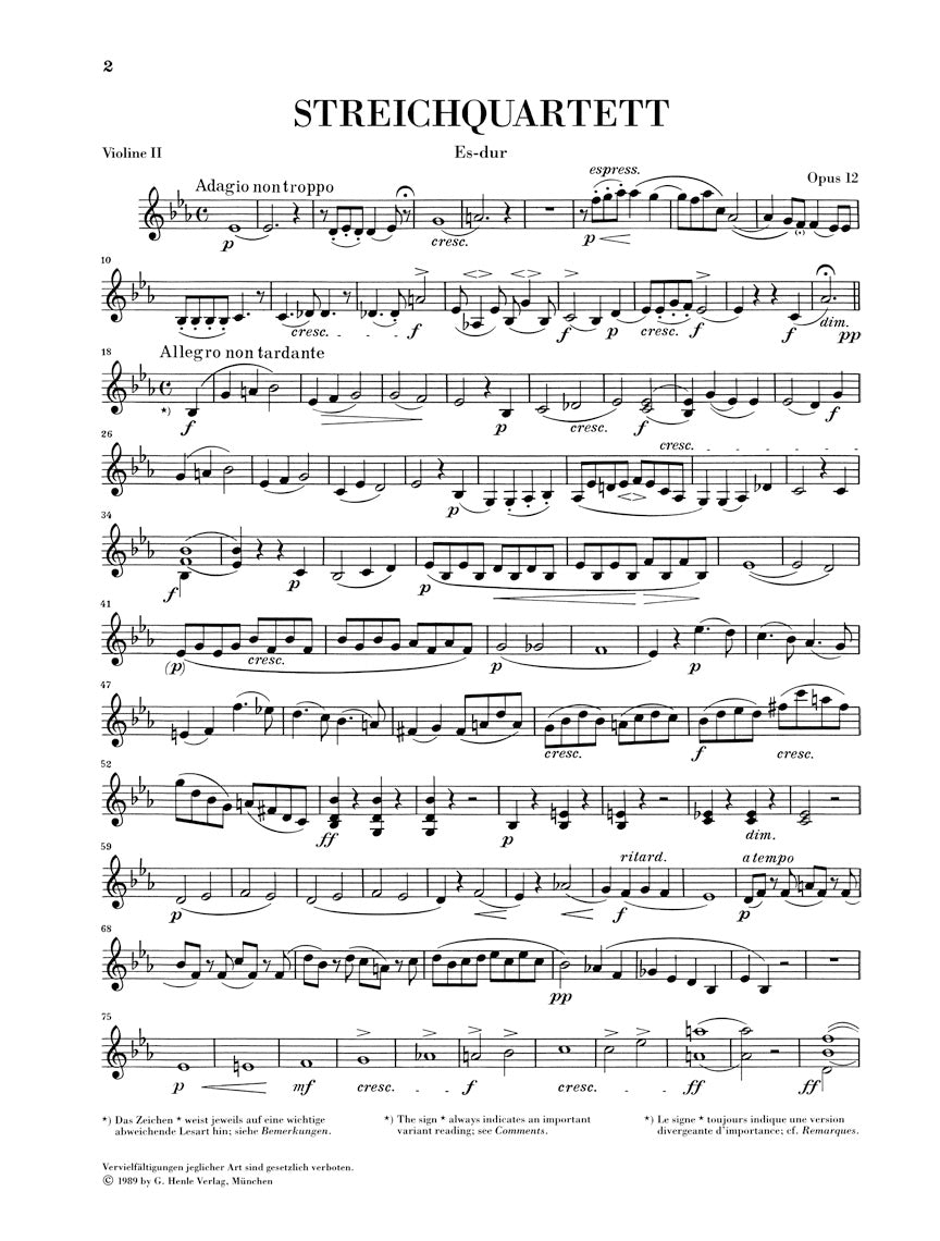 メンデルスゾーン:弦楽四重奏曲集 Op.12 & 13