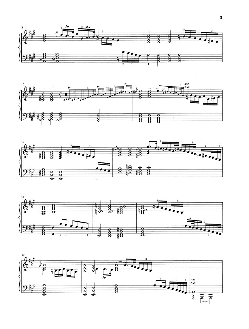 ヘンデル:クラヴィーアのための組曲集 HWV 426 - 433