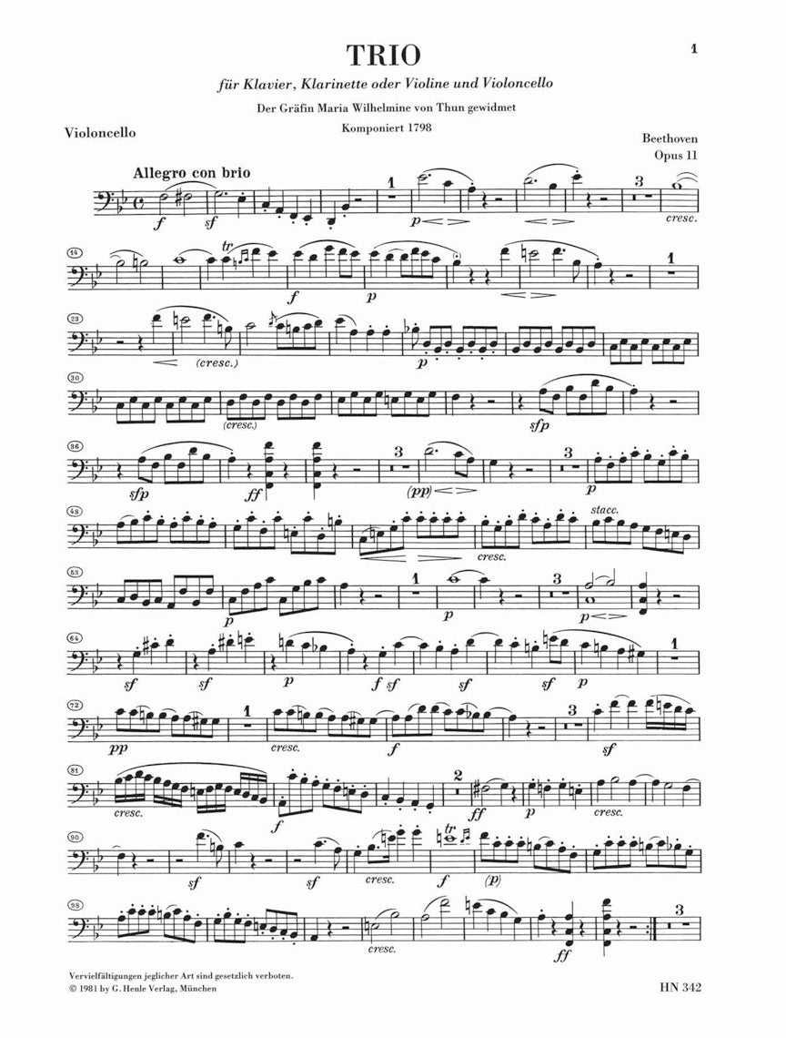 ベートーヴェン:三重奏曲 変ロ長調 op. 11 「街の歌」、変ホ長調 op. 38