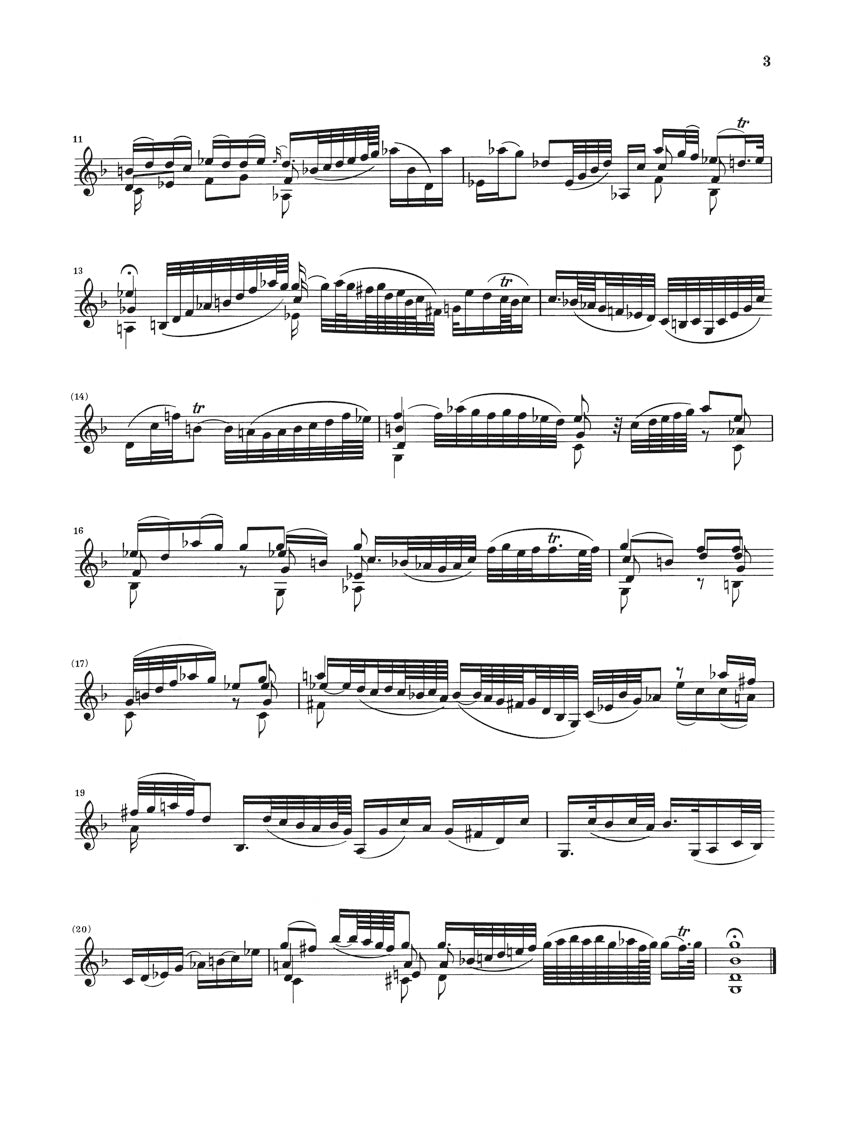 バッハ:無伴奏ヴァイオリンのための ソナタとパルティータ BWV 1001 - 1006