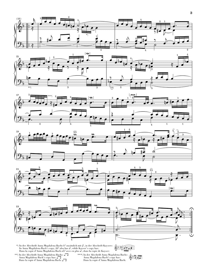 バッハ:フランス組曲 BWV 812 - 817