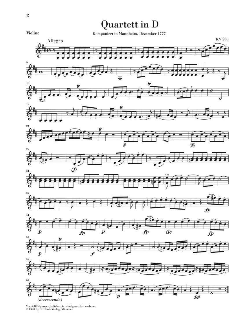 モーツァルト:フルート四重奏曲集