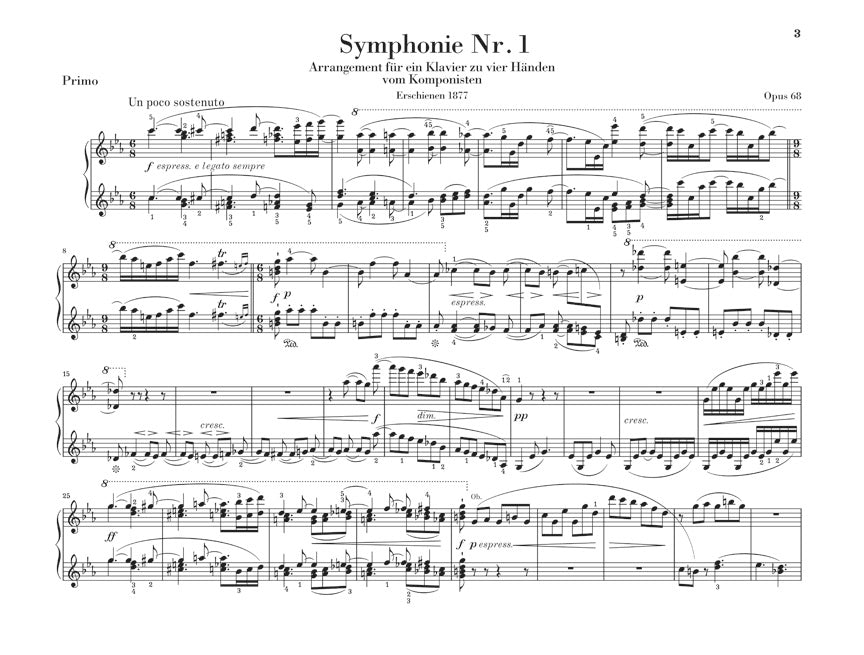 ブラームス:交響曲 第1番 ハ短調 op. 68、第2番 ニ長調 op. 73