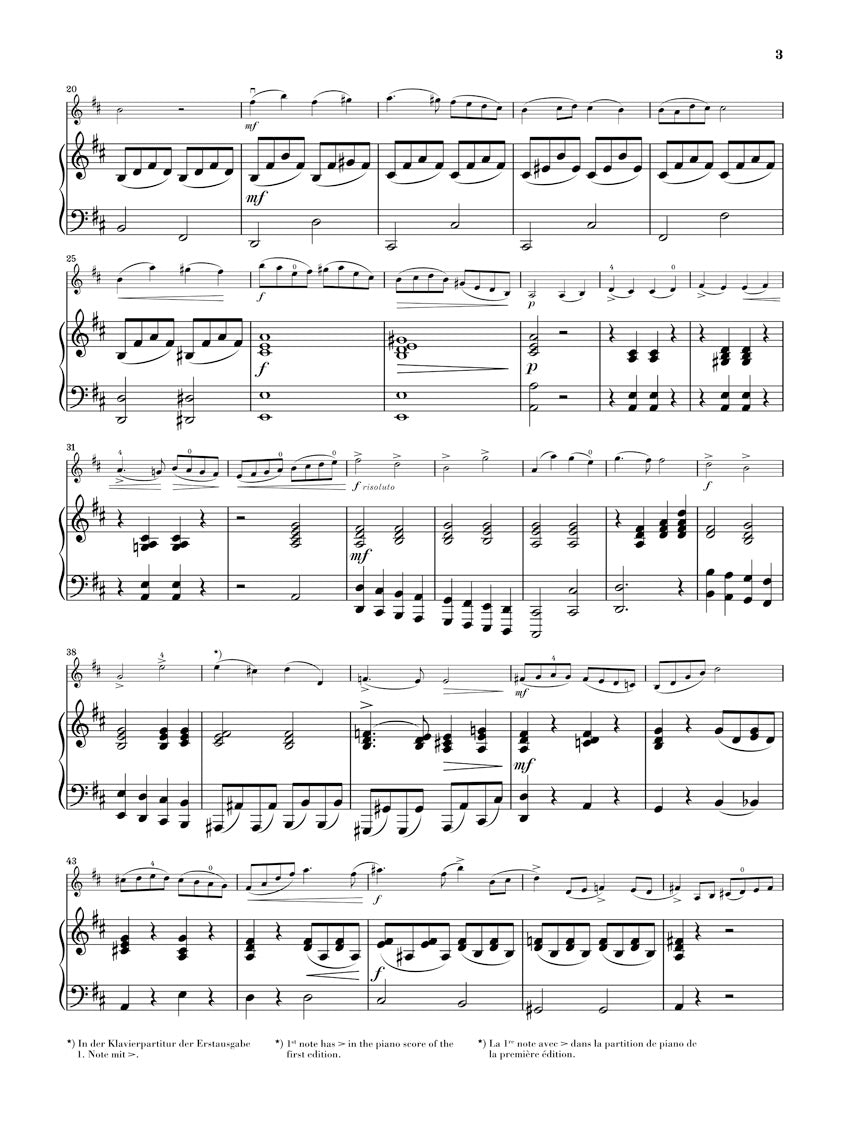 リーディング:ヴァイオリン協奏曲 ロ短調 op. 35
