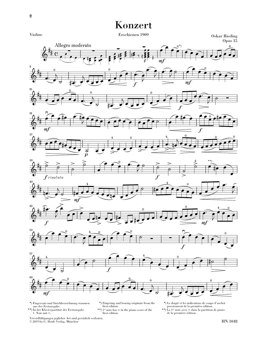 リーディング:ヴァイオリン協奏曲 ロ短調 op. 35