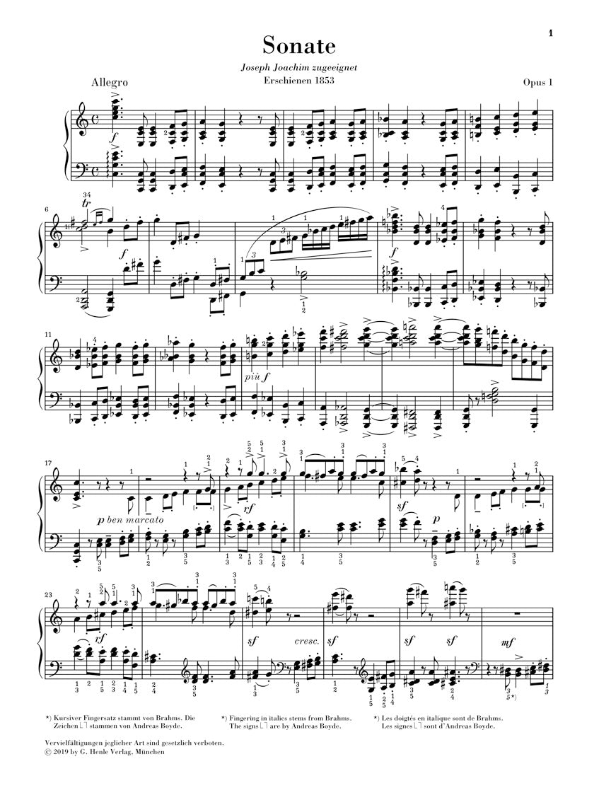 ブラームス:ピアノ・ソナタ、スケルツォとバラード集 op. 1, 2, 4, 5, 10