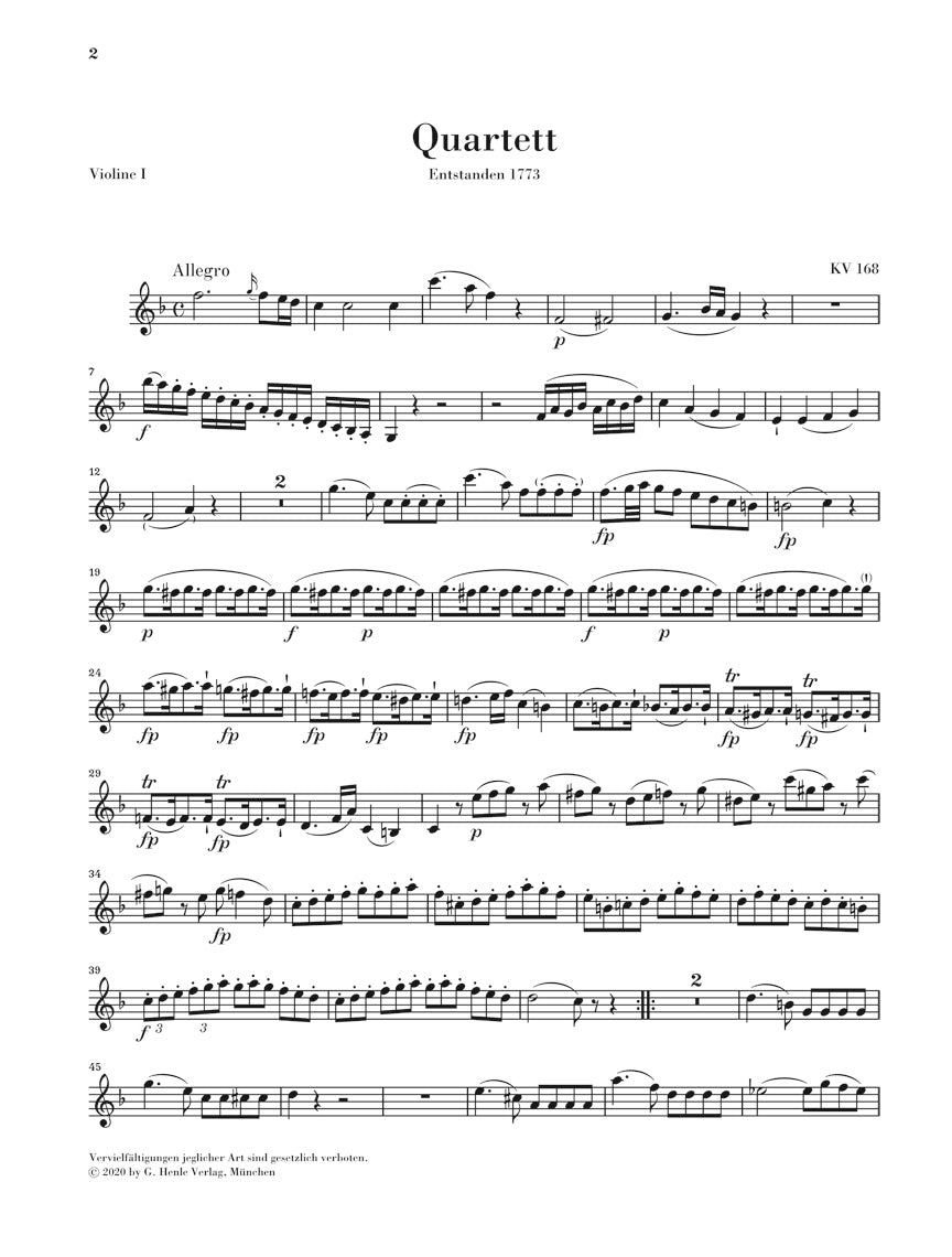 モーツァルト:弦楽四重奏曲集 第2巻