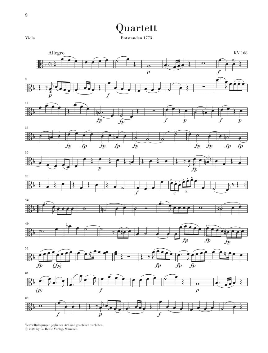 モーツァルト:弦楽四重奏曲集 第2巻