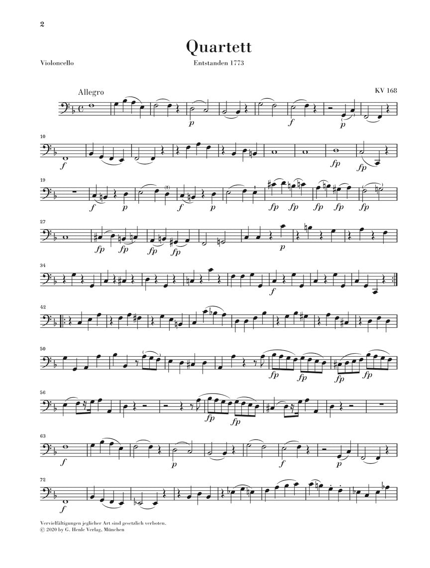 モーツァルト:弦楽四重奏曲集 第2巻