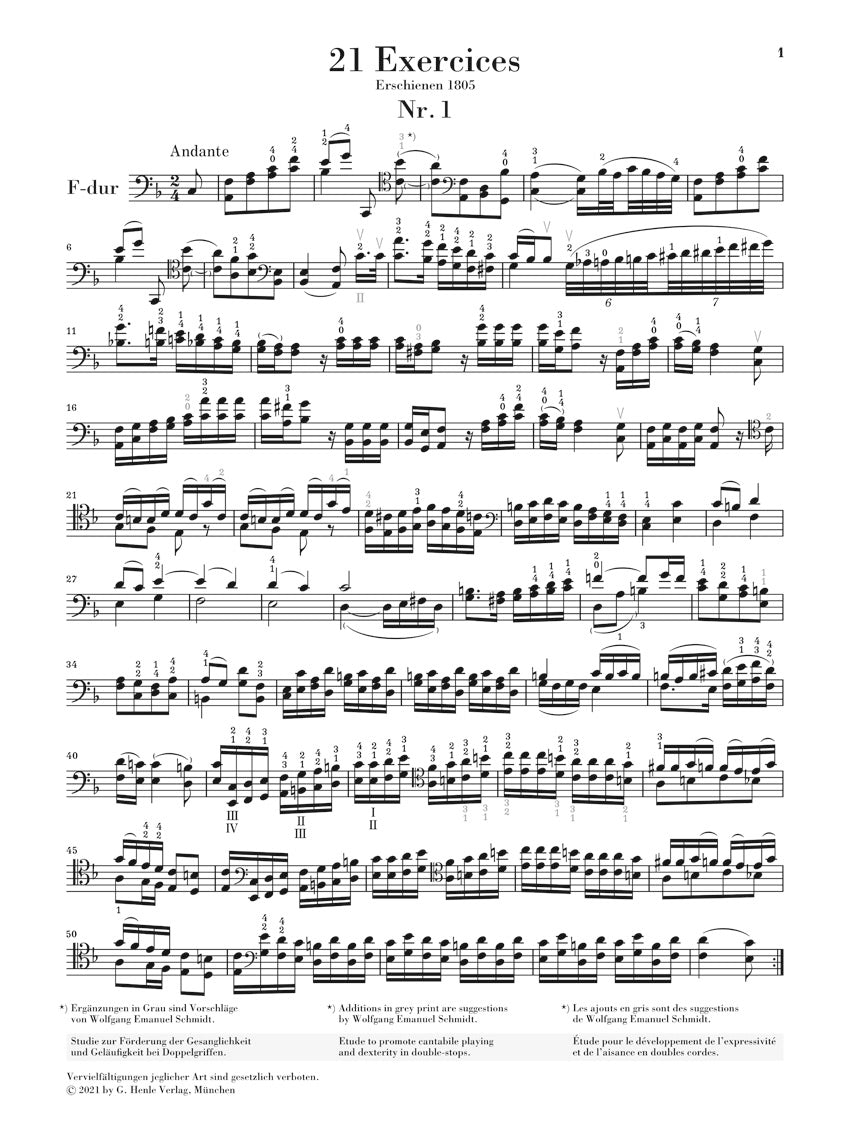 デュポール:21の練習曲