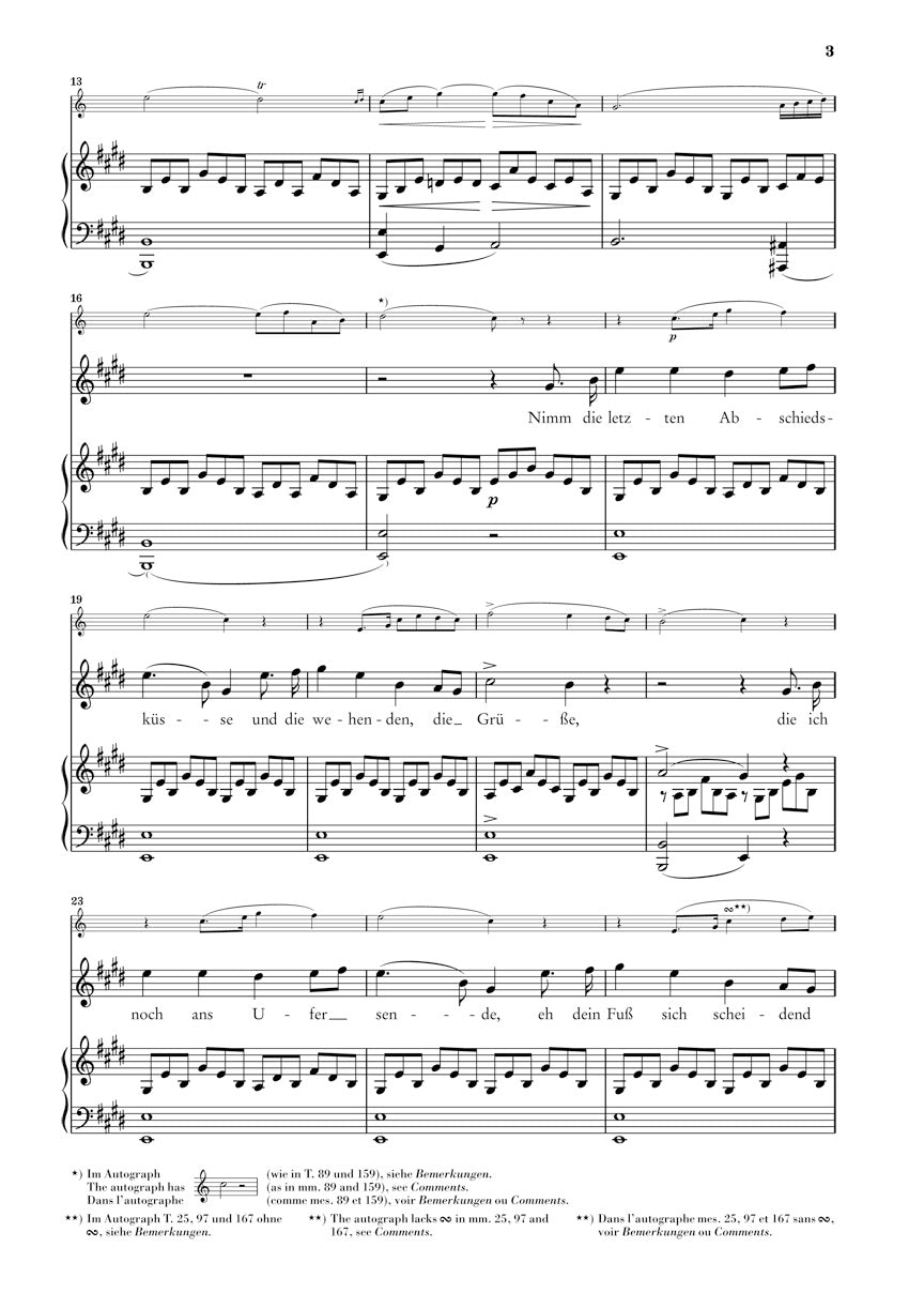 シューベルト:流れの上で op. 119 D 943