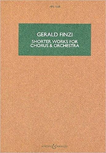 フィンジ:合唱と管弦楽のための小品 op. 26,27,35,36