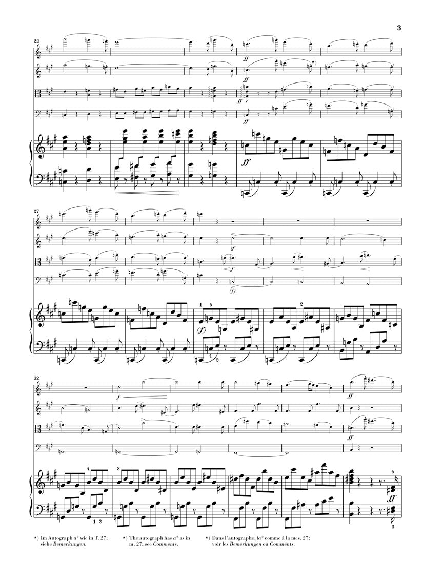 ドヴォルザーク:ピアノ五重奏曲 イ長調 op. 81