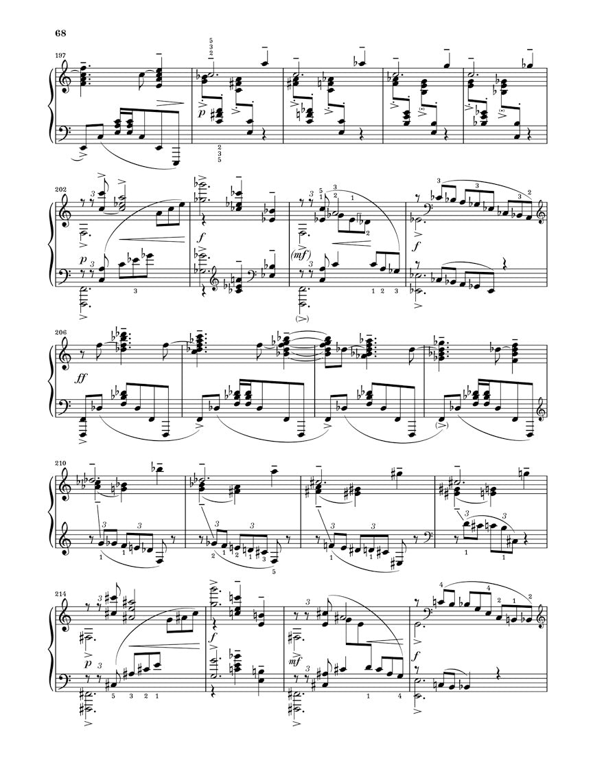 ラフマニノフ:ピアノ・ソナタ 第2番 変ロ短調 op. 36(1913年初稿及び1931年改訂稿)