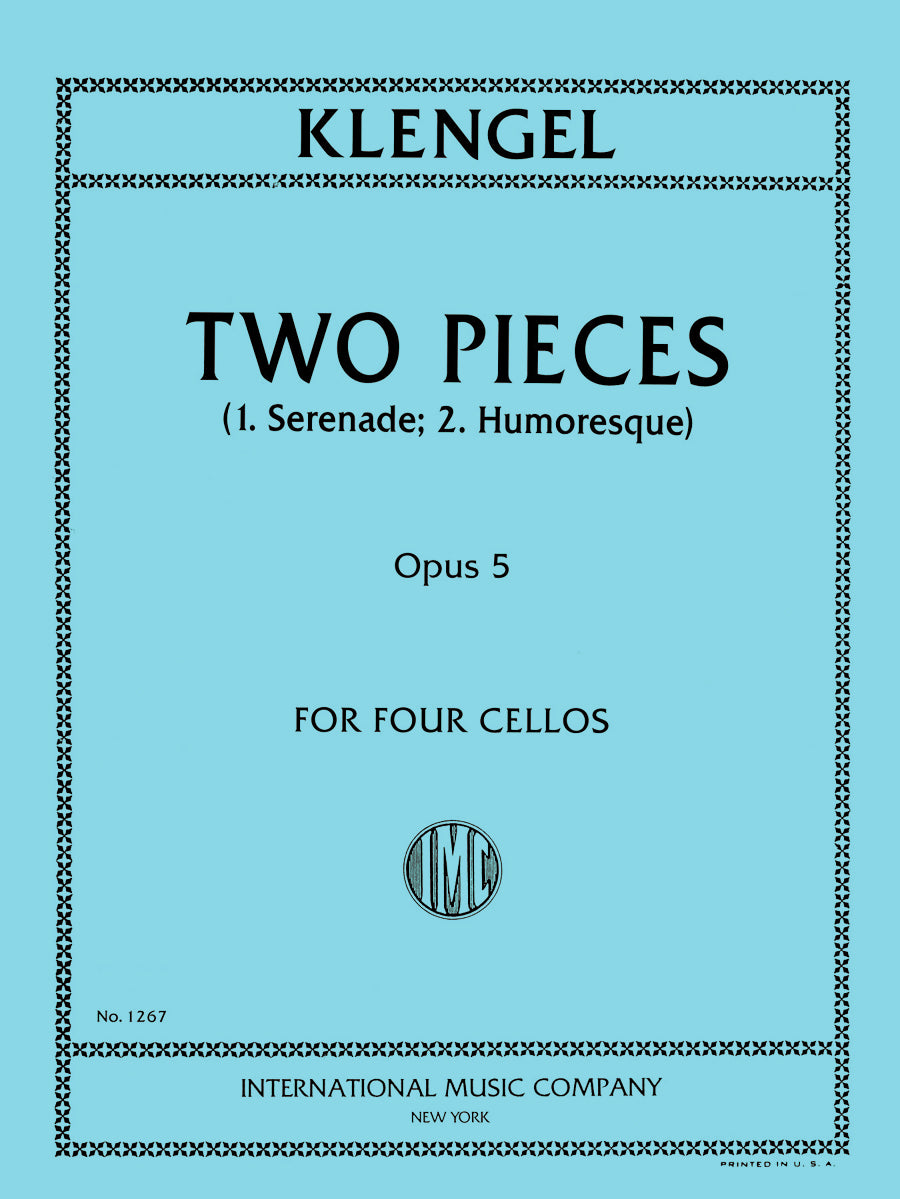 クレンゲル:2つの小品集 op.5(4本のチェロ)