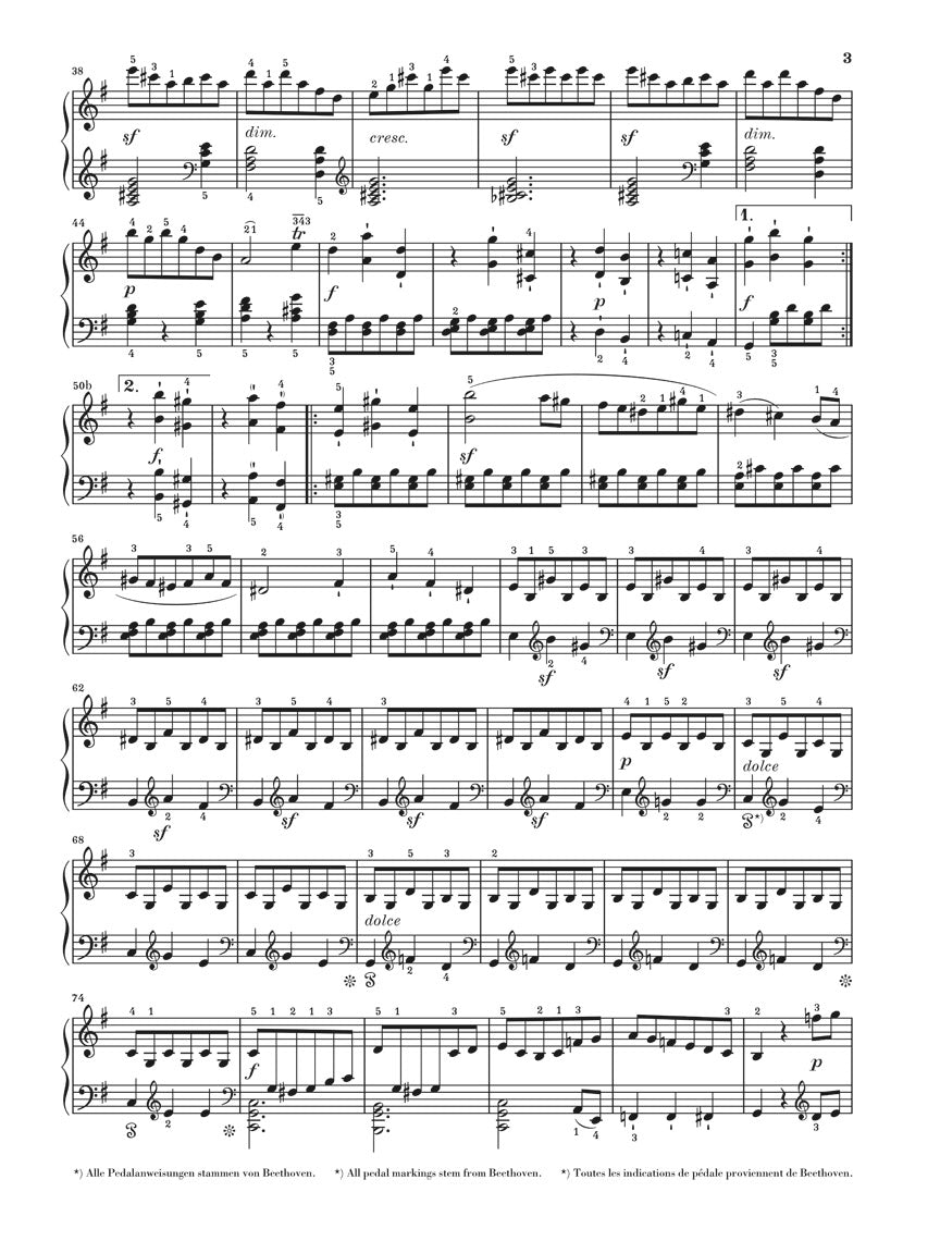ベートーヴェン:ピアノ・ソナチネ ト長調 Op.79