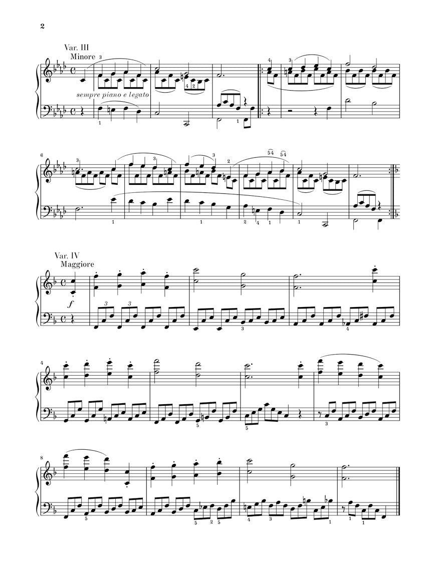 ベートーヴェン:3つの変奏曲集