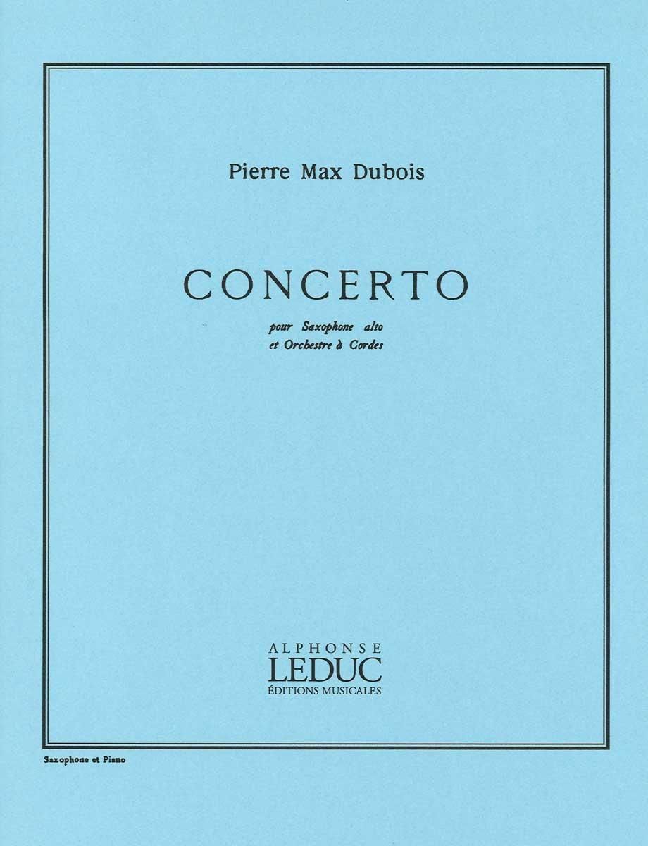 デュボワ:アルト・サクソフォーンと弦楽のための協奏曲