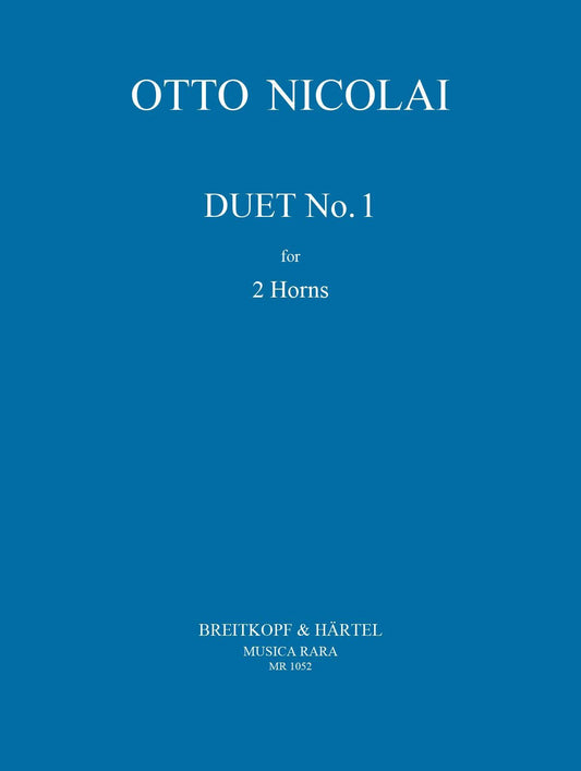 ニコライ:6つの二重奏曲より 第1番