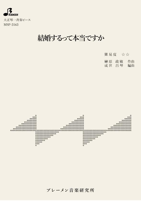 MSP-3163/結婚するって本当ですか