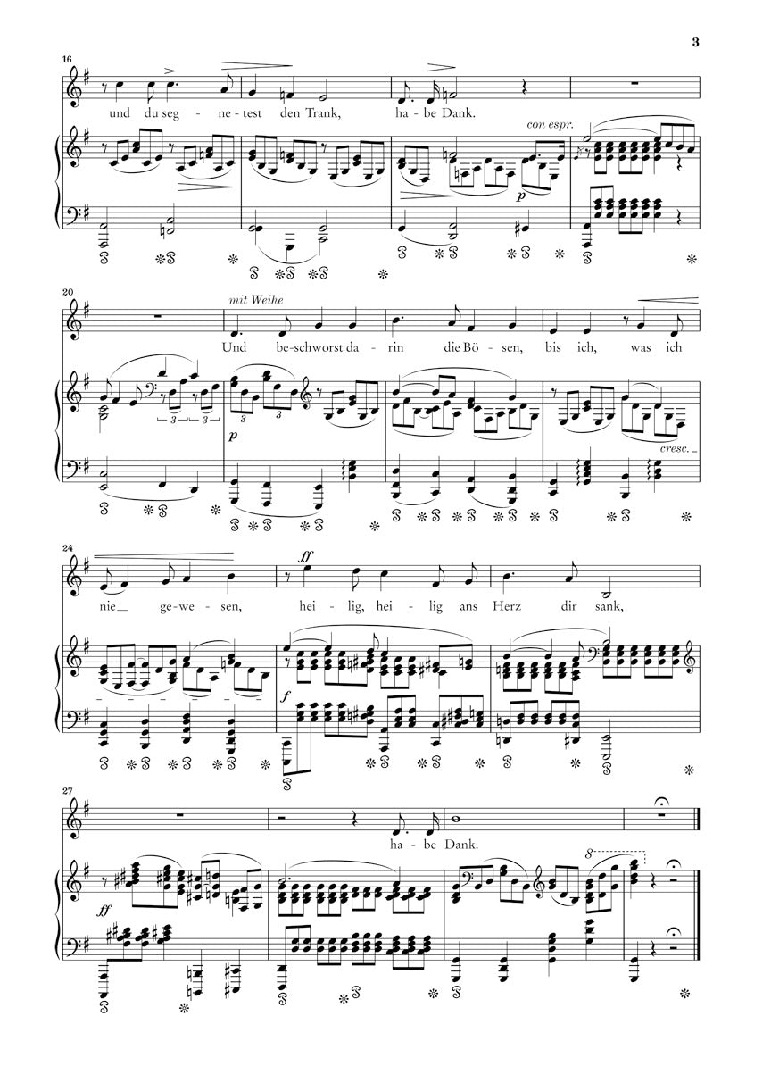 シュトラウス:8つの歌 op. 10(低声用)