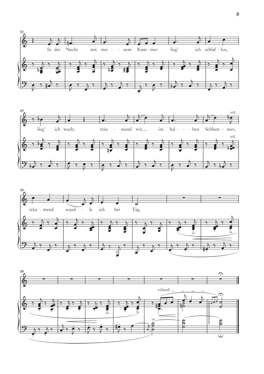 シューマン:リーダークライス op. 24(低声用)