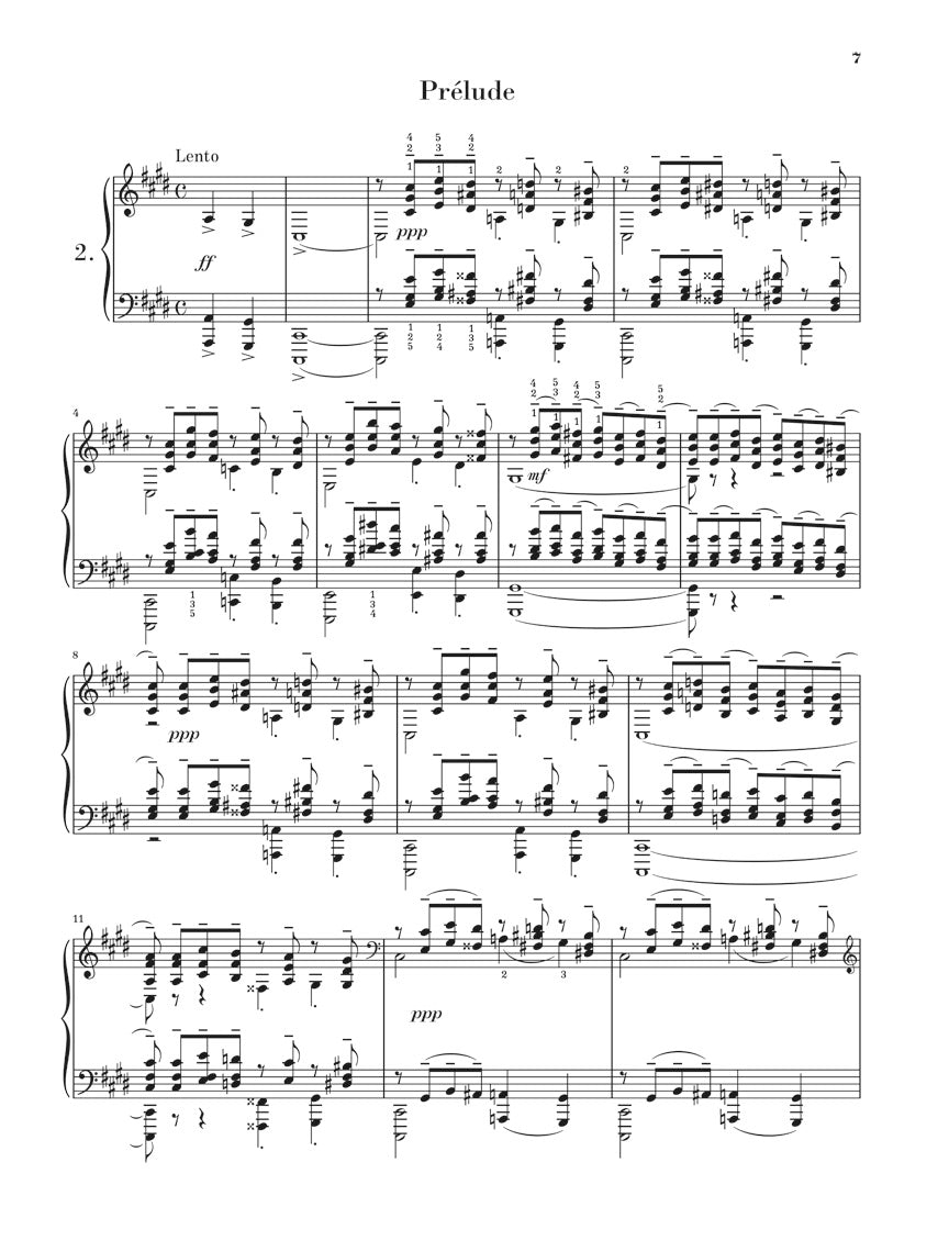 ラフマニノフ:幻想小曲集 op. 3