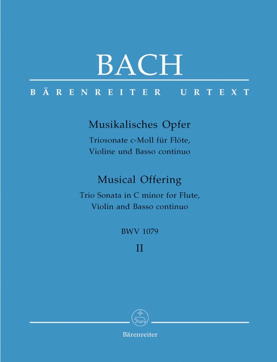 バッハ:音楽の捧げもの BWV 1079より トリオ・ソナタ ハ短調