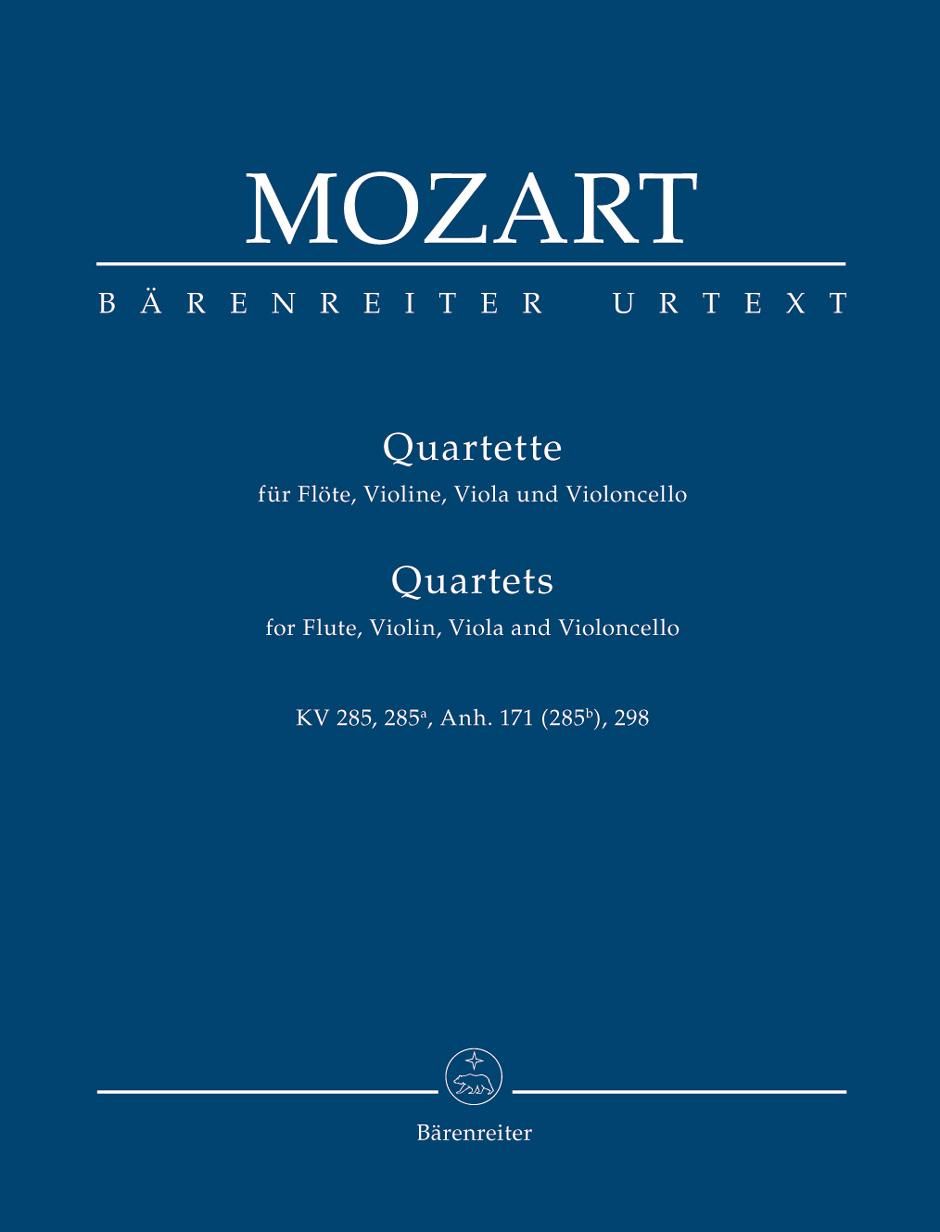 モーツァルト:フルート四重奏曲 KV 285, 285a, Anh.171(285b), 298