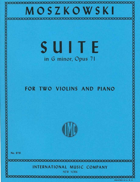 モシュコフスキ:組曲 op. 71