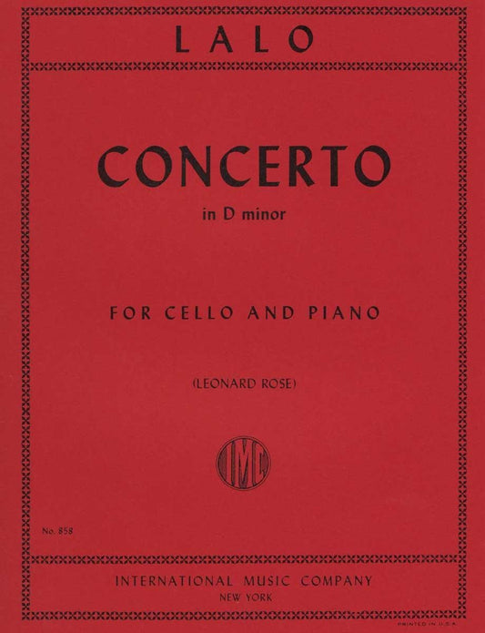 ラロ:チェロ協奏曲 ニ短調
