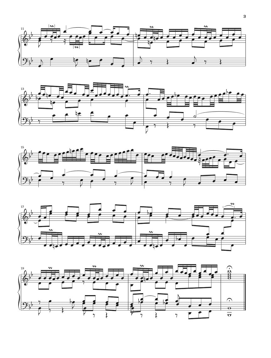 バッハ:パルティータ全曲 BWV 825 - 830(運指なし)