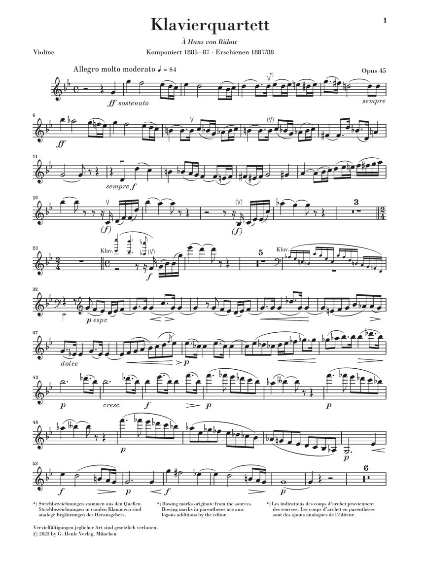 フォーレ:ピアノ四重奏曲 第2番 ト短調 op. 45