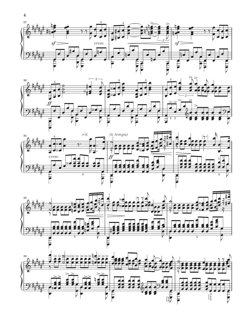 スクリャービン:練習曲 嬰ニ短調 op. 8 Nr. 12
