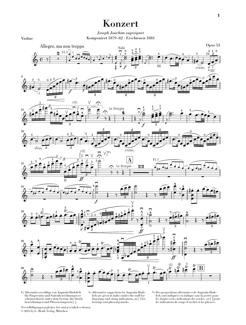 ドヴォルザーク:ヴァイオリン協奏曲 イ短調 op. 53