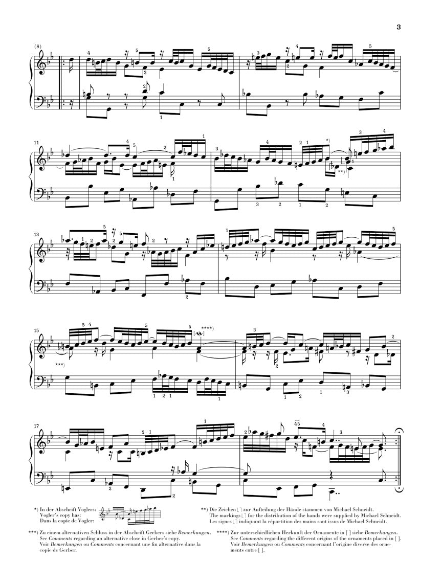 バッハ:フランス組曲 第2番 ハ短調 BWV 813