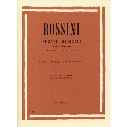 ロッシーニ:音楽の夜会 第1集 - 8つのアリエッタ