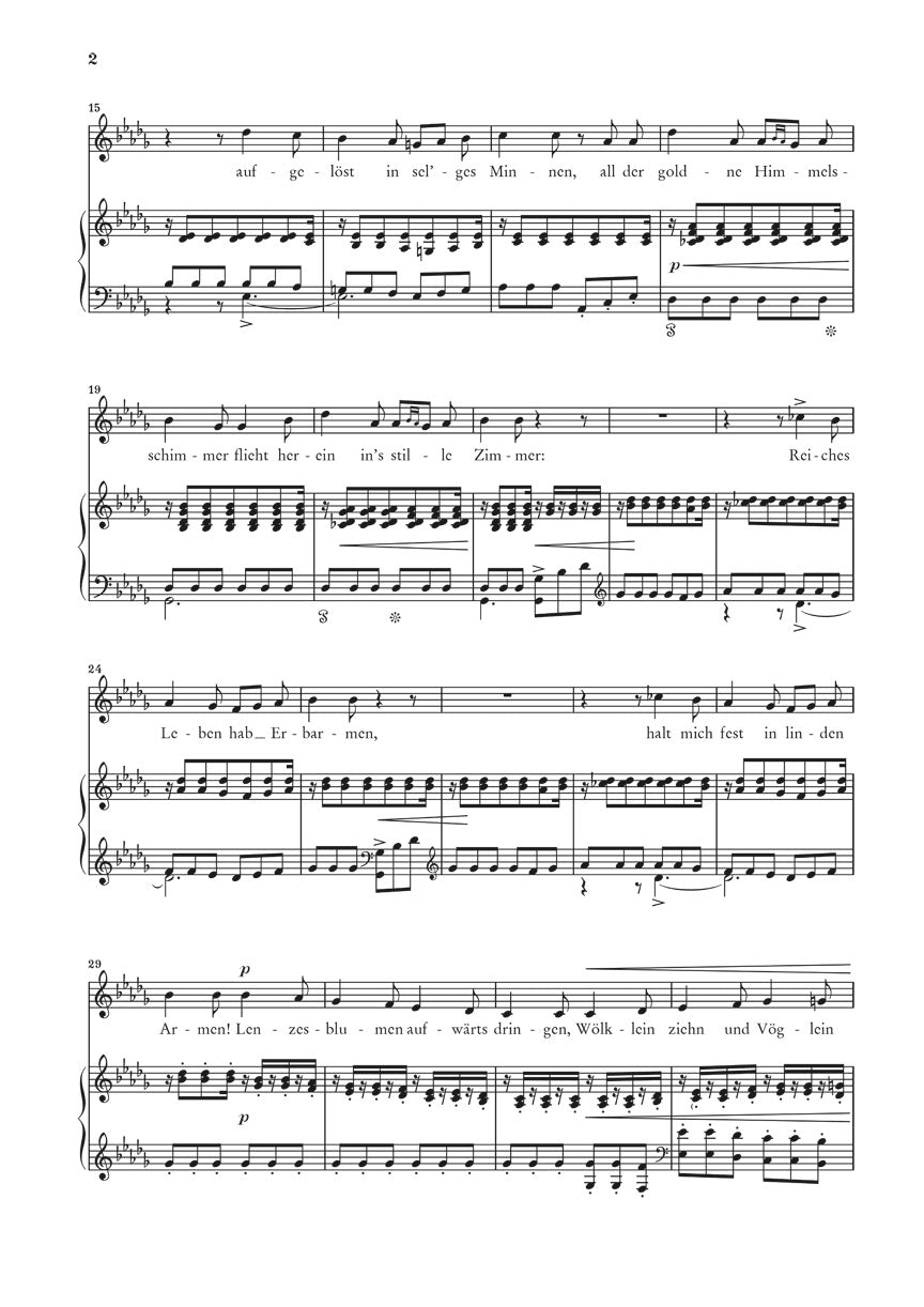シューマン:ケルナーの詩による 12の歌 op. 35(中声用)