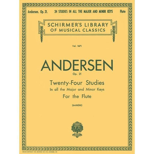 アンデルセン:24の練習曲 op. 21(全ての長調・短調)