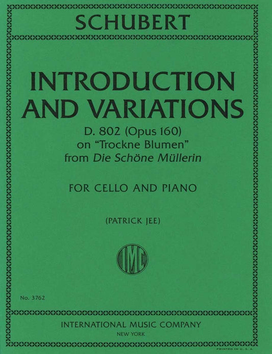 シューベルト:「しぼめる花」の主題による序奏と変奏曲