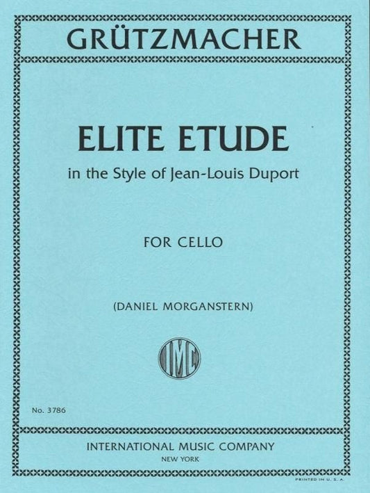 グリュッツマッハー:デュポールの様式による エリート・エチュード