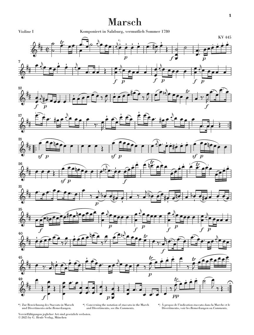 モーツァルト:行進曲 K.445とディヴェルティメント K.334