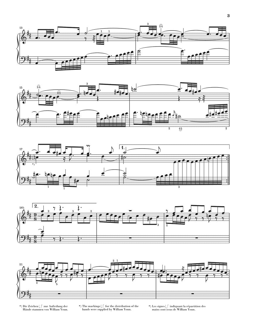 バッハ:パルティータ 第4番 ニ長調 BWV 828