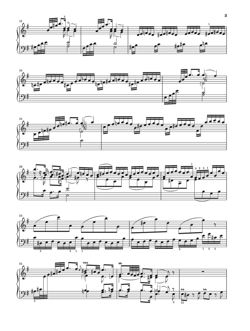 バッハ:パルティータ 第6番 ホ短調 BWV 830
