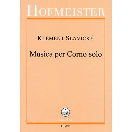 スラヴィツキー:無伴奏ホルンのための音楽