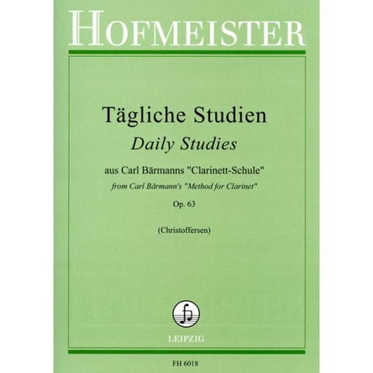 ベールマン:クラリネット教則本 op. 63 より 日課練習